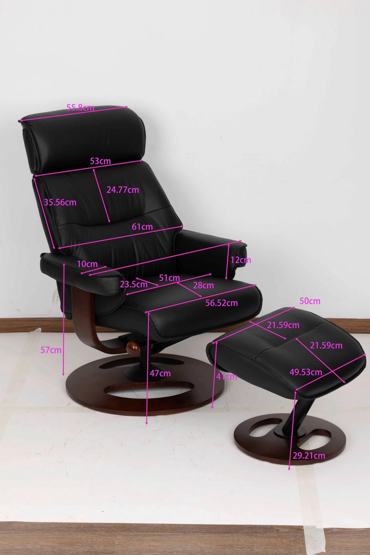 Počivalnik Calm, Črna - črna/barva oreha, Basics, kovina/tekstil (76/106/90cm) - Livetastic