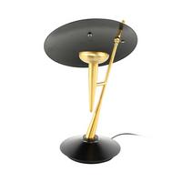 Tischleuchte Tischlampe Flyer 125 - Goldfarben/Schwarz, Trend, Metall (36/36/50cm) - Kayoom