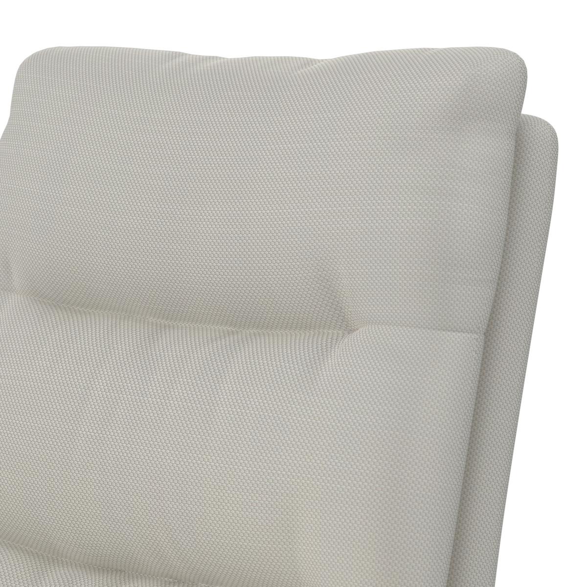 Armlehnstuhl Tonio Weiß Webstoff Gepolstert - Schwarz/Weiß, MODERN, Holz/Textil (64/64/97cm) - Bessagi Home