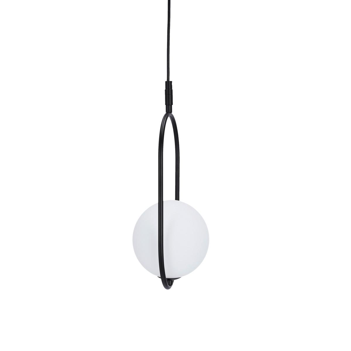 Viseća Svjetiljka Cordel - bijela/crna, Design, metal (18.5/15/120cm)