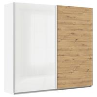 Ormar S Kliznim Vratima Feldkirch - bijela/hrast Artisan, Moderno, drvni materijal/metal (225/210/62cm) - Modern Living