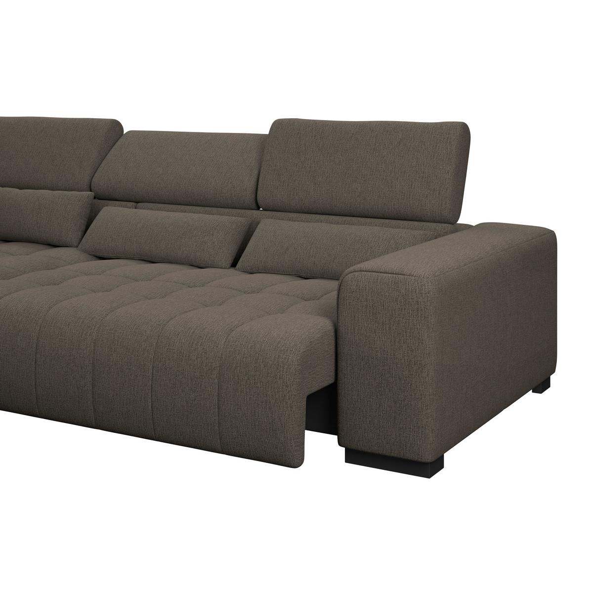 Coltar MATERA - maro închis, Trend, textil (226/311cm)