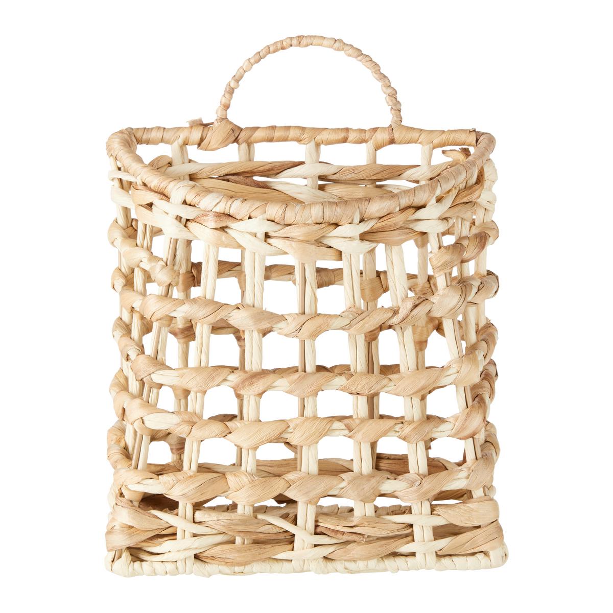 Korb Isa in Naturfarben - Naturfarben, Basics, Naturmaterialien/Metall (23/30/9cm) - Zandiara