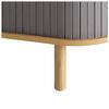 BYRÅ ARVID -EXKLUSIV- - grå/naturfärgad, Modern, trämaterial/trä (100/75/40cm) - Mömax