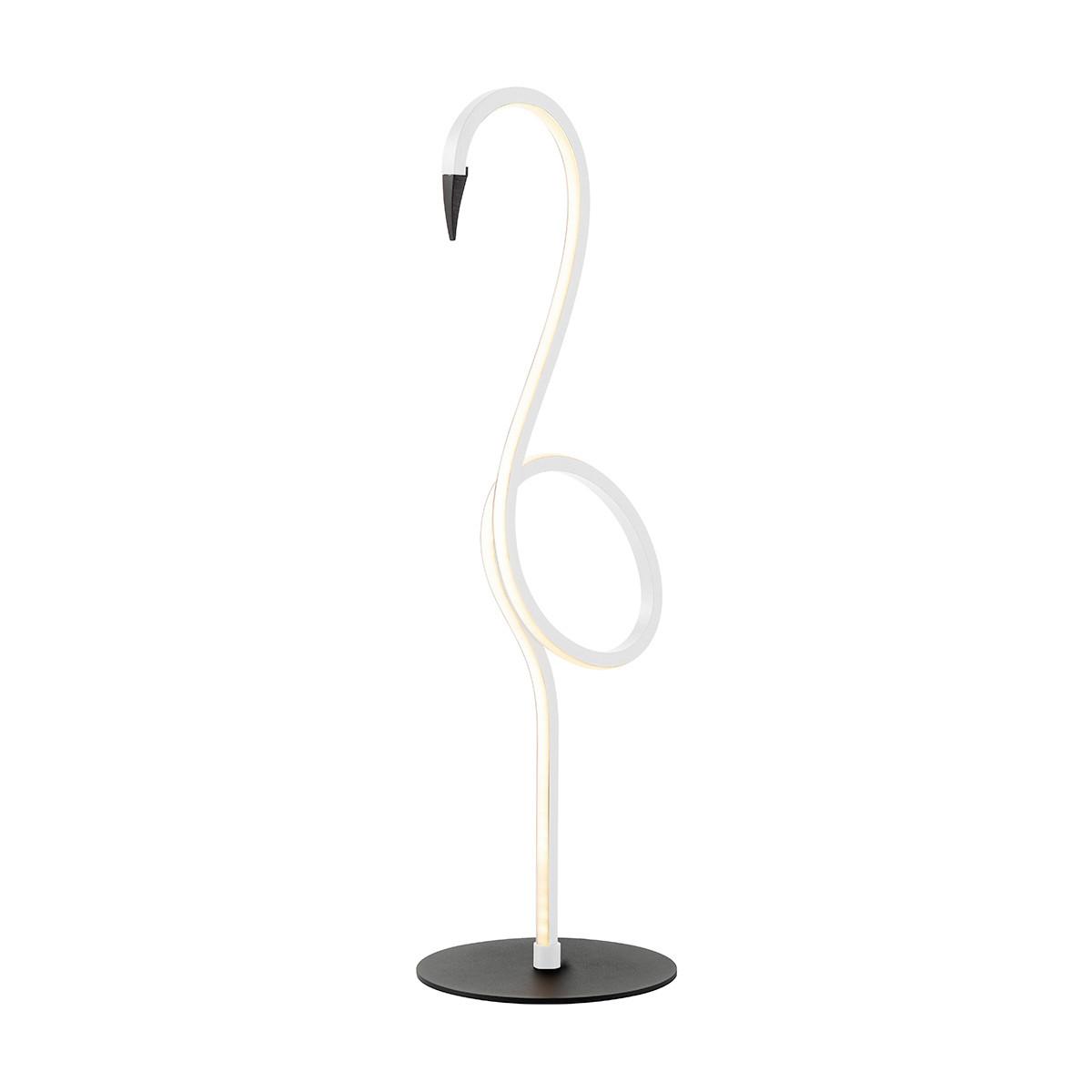 Led Stolna Svjetiljka Flamingo - bijela, Trend, metal/plastika (15/50cm) - Elstead Lighting