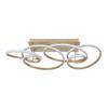 LED-TAKLAMPA JULI - cappuccino, Modern, metall/plast (70/40/25cm) - Premium Living