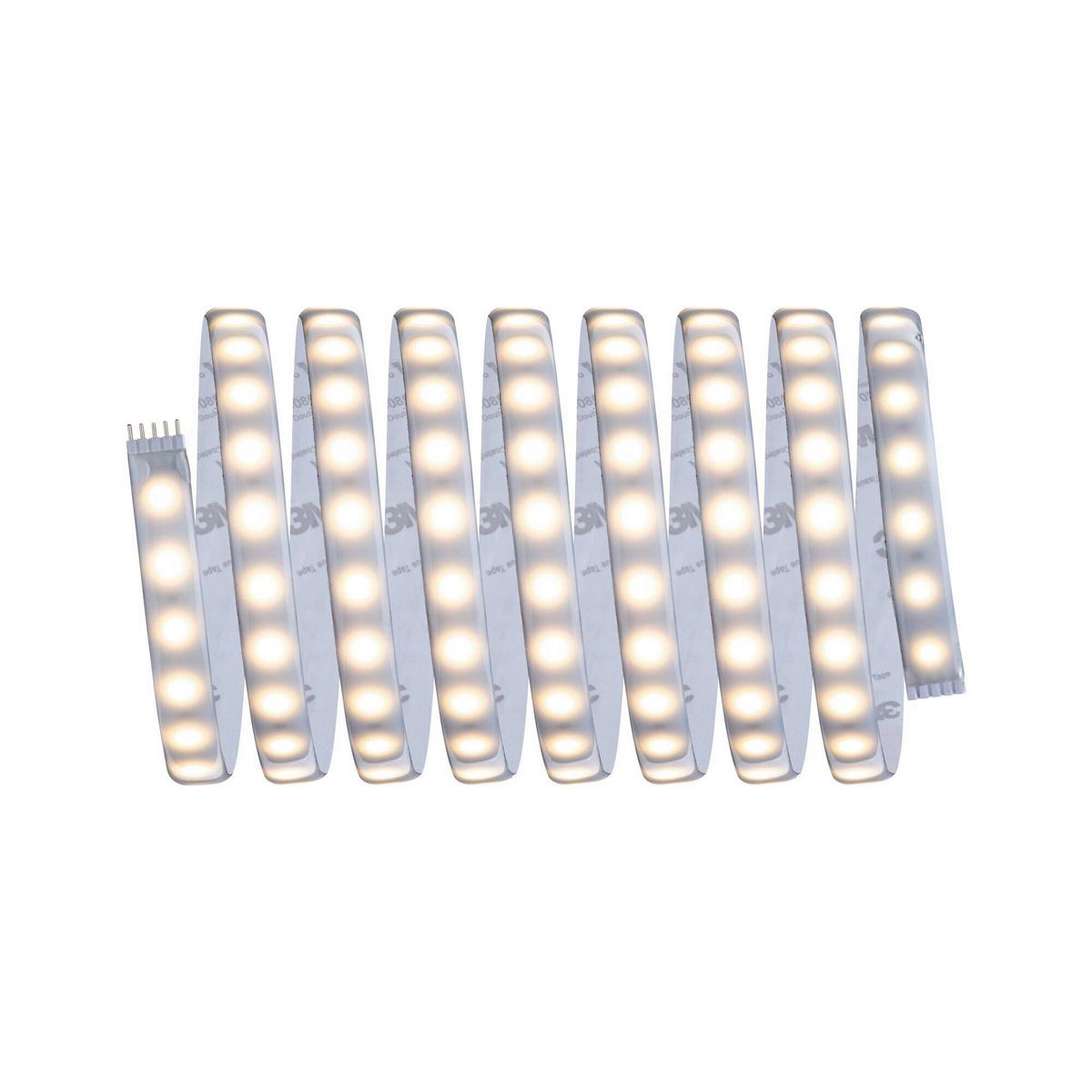 LED-Strip 70666 in Silberfarben max. 18 Watt - Silberfarben, Basics, Kunststoff (300-550,0cm) - Paulmann