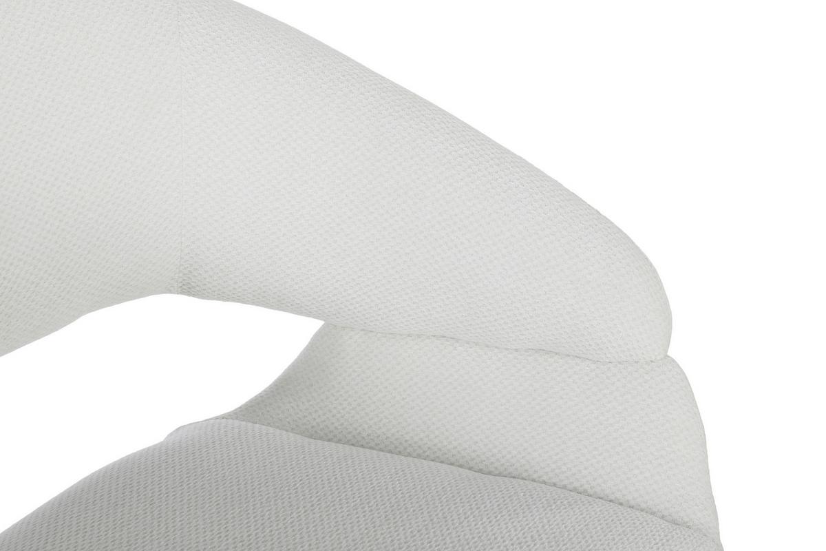 Scaun ROYAL - bej/alb, Design, metal/textil (62/63,5/85,5cm) - Premium Living