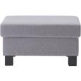 Hocker in Grau - Hellgrau/Schwarz, MODERN, Holz/Holzwerkstoff (80/44/65cm) - MODERN LIVING