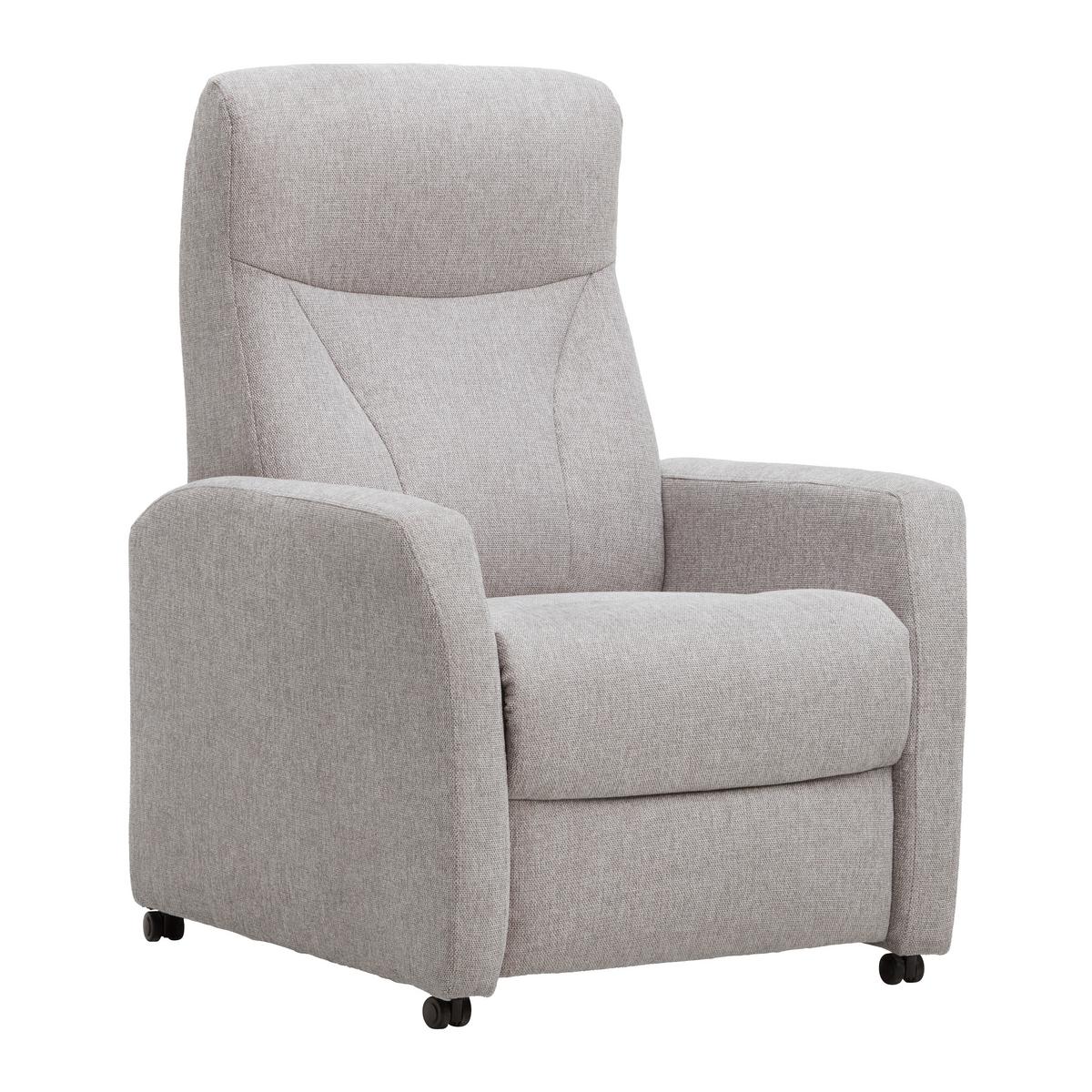 Relaxsessel Times in Grau - Grau, MODERN, Kunststoff/Textil (76/110/80cm) - Mömax