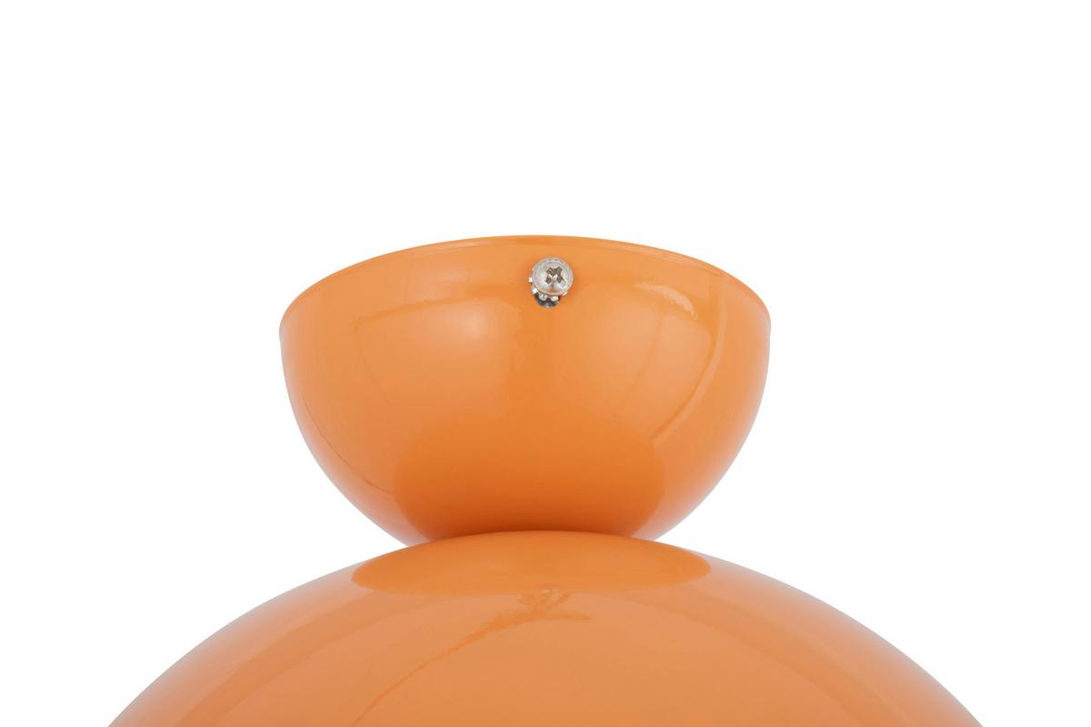LAMPA SUFITOWA KAREN - pomarańczowy, Design, metal (23/20cm) - Collet's Monde