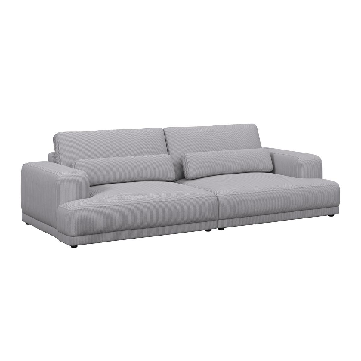 Velika Sofa Savona - svijetlo siva, Trend, tekstil (260/77/111cm) - Luca Bessoni