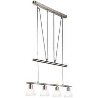LAMPA WISZĄCA LED 308804016 MATTES *SBN* - biały, Design, metal/szkło (70/160cm) - Novel