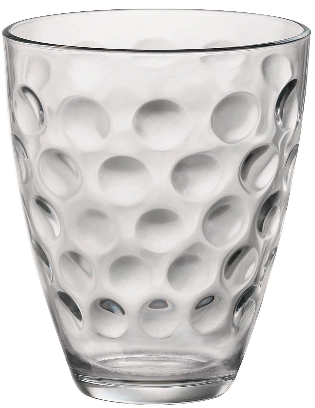 Set pahare Dots - clar, sticlă (17,0/25,7/10,90cm) - Modern Living