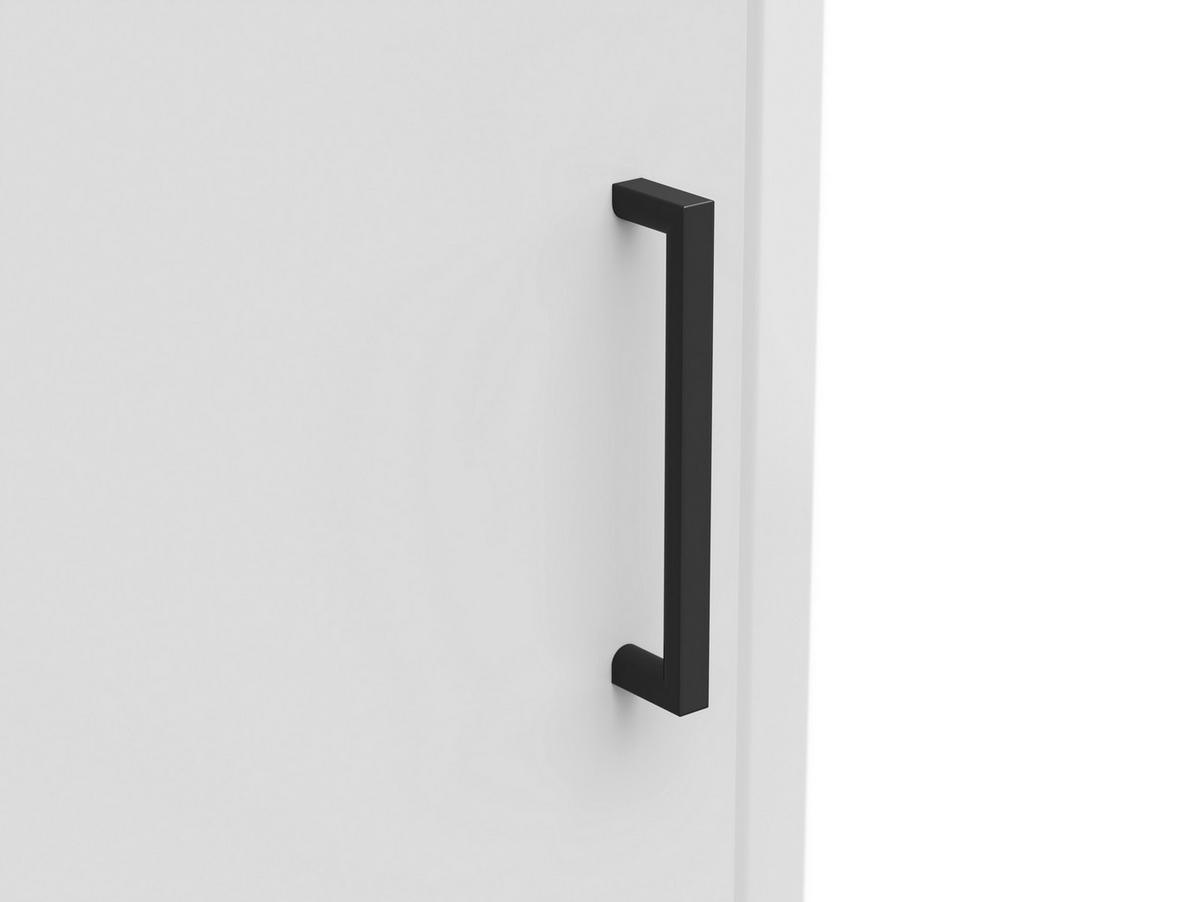 Eckkommode Multistauraum Weiss - Weiss/Anthrazit, Modern, Holzwerkstoff/Kunststoff (71,5/83/71,5cm) - Premium Living