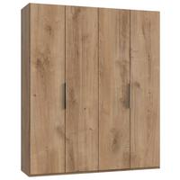 Ormar S Klasičnim Vratima Level 36a - boje hrasta/boje kroma, Moderno, drvni materijal (200/236/58cm) - MID.YOU