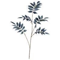 Kunstpflanze Sorbuszweig I Royalblau/Braun ca. 82cm - Royalblau/Braun, Basics, Kunststoff (82cm) - Mömax