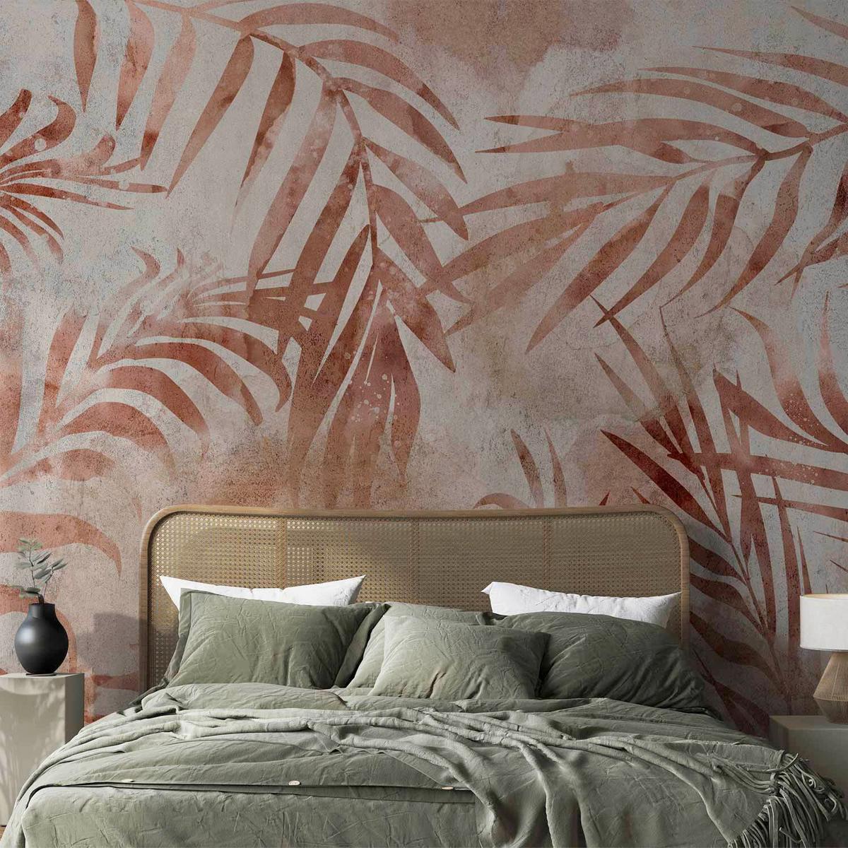 Fototapeta Pink Memory, 300x210cm - pink/siva, Trendi, tekstil (300/210cm) - artgeist