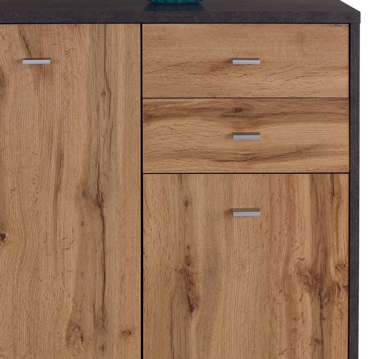 Komoda 4-You Yuk07 - boje hrasta, Moderno, drvni materijal (74/111,4/34,6cm) - Modern Living