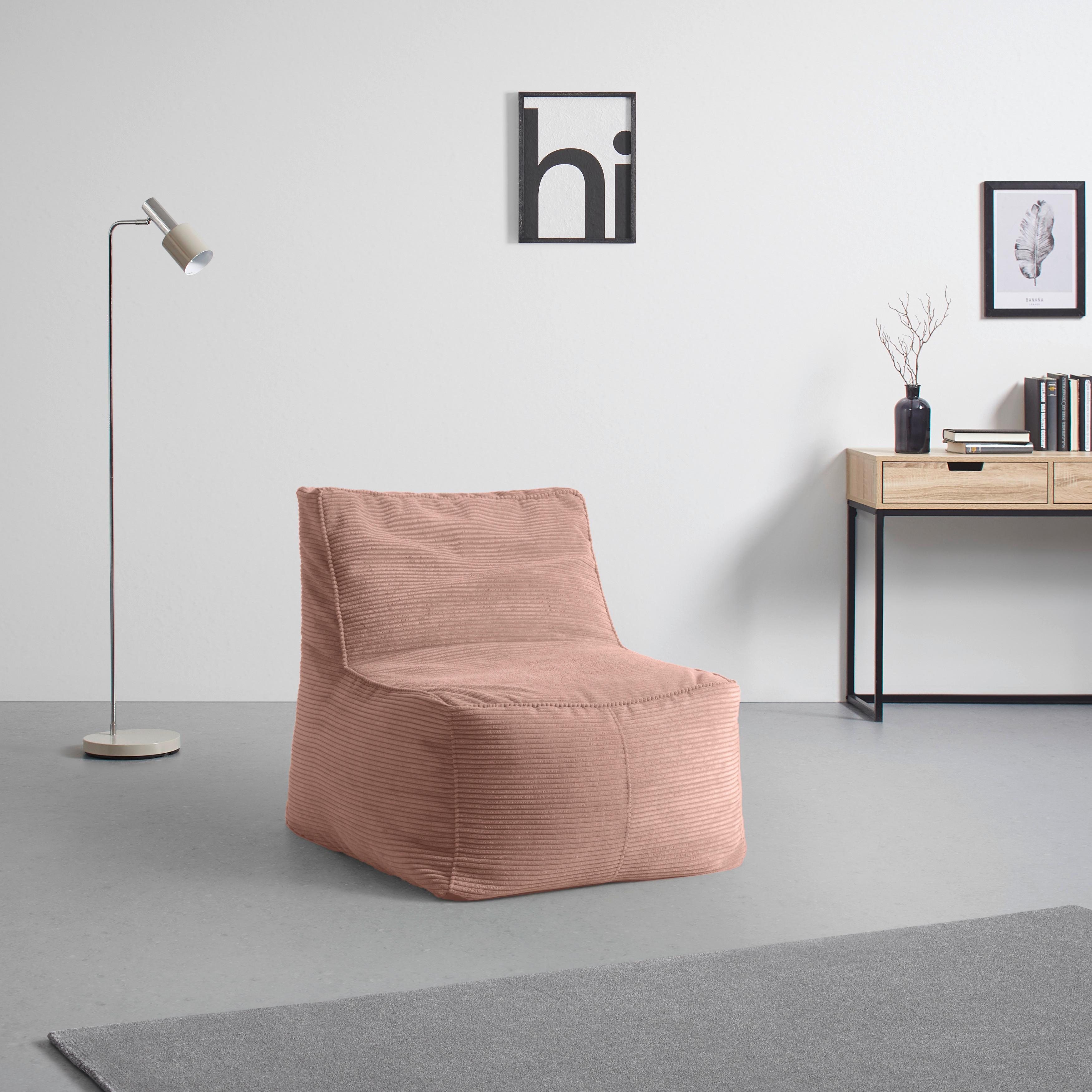 Sitzsack Caroline Rosa - Rosa, MODERN, Textil (75/84/88cm) - Mömax