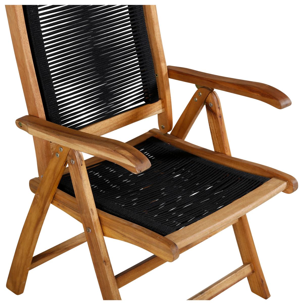 Gartenstuhl 2er-Set Peter ca. 57x104x68 cm Akazie massiv - KONVENTIONELL, Holz (57/104/68cm) - Gardenson
