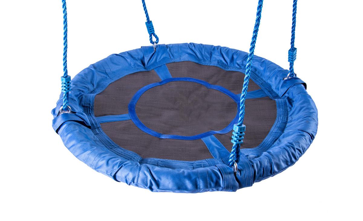 HUŚTAWKA GNIAZDO 60160 HEIMSPIEL FUN - niebieski/czarny, Basics, tworzywo sztuczne/metal (90/140cm)