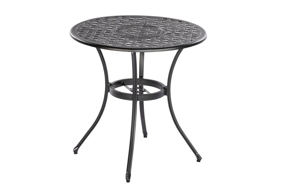 Vrtna Miza Ice, Aluminij, S Posodo Za Led - barve grafita, Romantika, kovina (70/70/70cm) - Gardenson