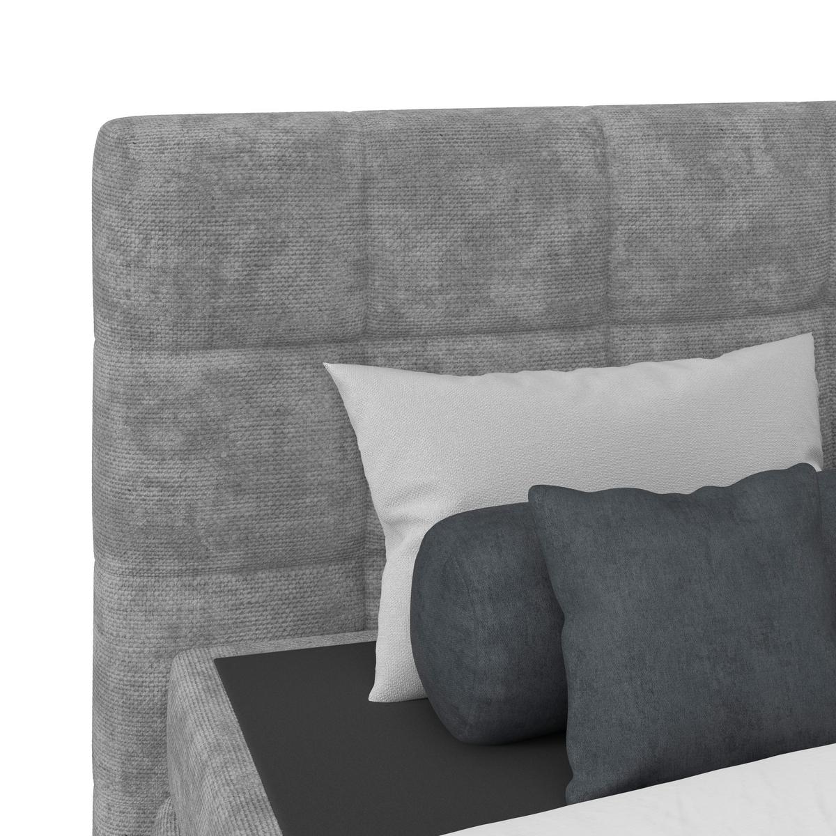 PAT BOX VEGA - verde/gri, Trend, lemn/textil (200/200cm) - Modern Living