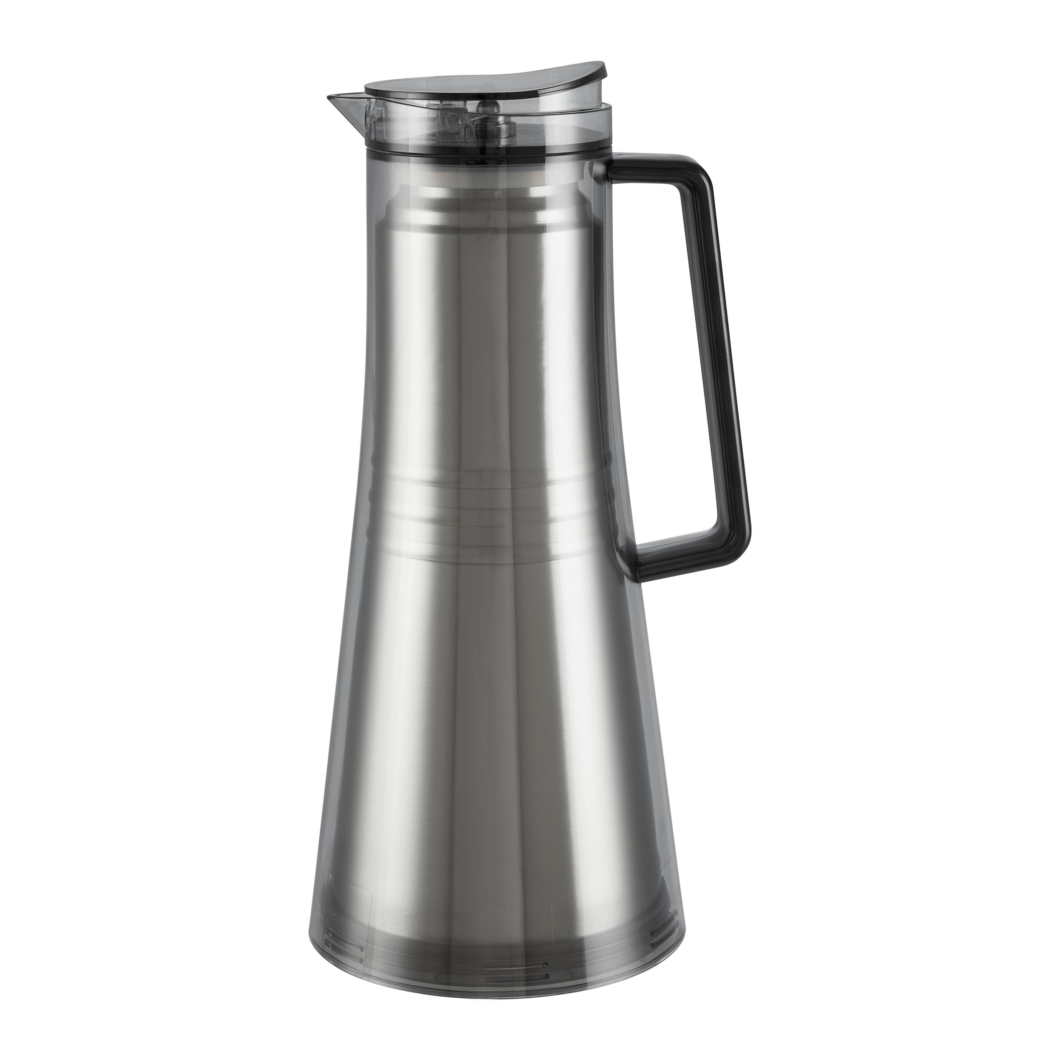 Isolierkanne Bodum Bistro Grau ca. 1,1 l - KONVENTIONELL, Kunststoff (13/31/16cm) - Bodum