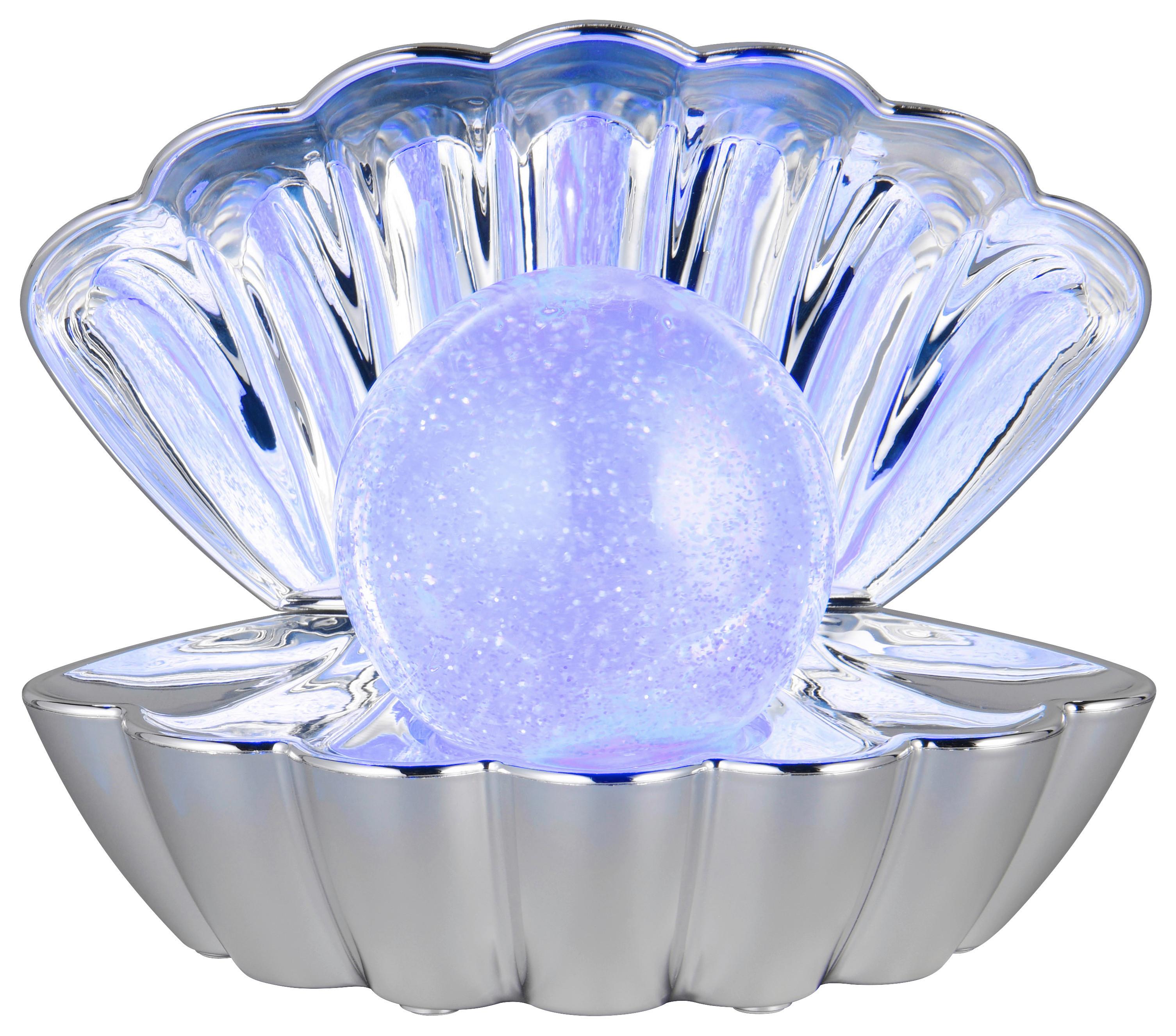 LED-DEKORATIONSLAMPA ALFRED - kromfärg, Modern, plast (17,5/12,5/14,5cm) - Mömax