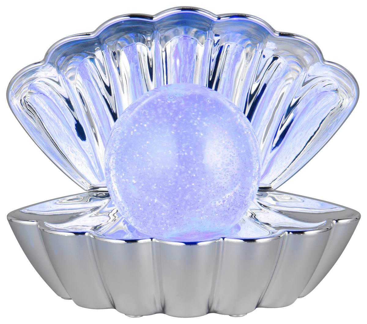 LED-Dekoleuchte Alfred Chromfarben max. 0,8 Watt - Chromfarben, Modern, Kunststoff (17,5/12,5/14,5cm) - Mömax