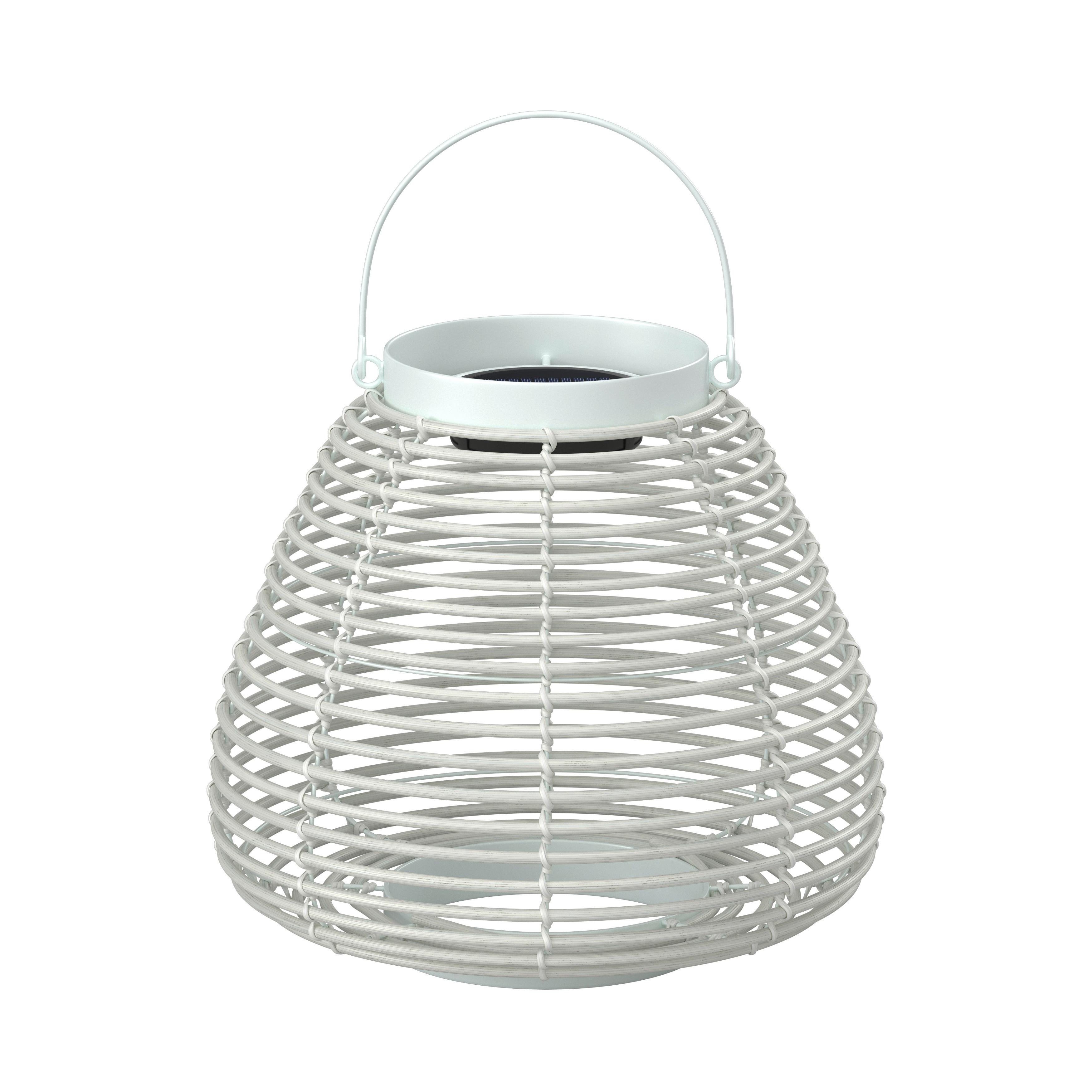 UTOMHUSLAMPA ANINA - vit, Modern, metall/plast (36/35/36cm) - Bessagi Garden