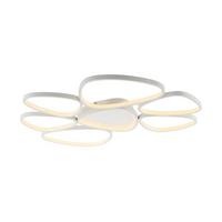 LAMPA SUFITOWA LED 14046-16 PEBBLES - biały, Design, tworzywo sztuczne/metal (92/70/6,5cm)