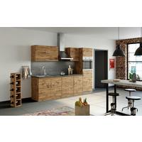 Küchenblock Sorrento ohne Geräte ca. 270 cm Eichefarben - Eichefarben/Anthrazit, MODERN, Holzwerkstoff (270/210/60cm) - Held