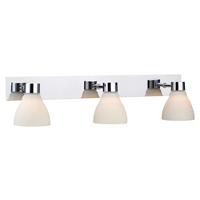 Wandleuchte Cassis max. 18 Watt - Chromfarben/Opal, Basics (14,5/50/12cm) - Markslöjd