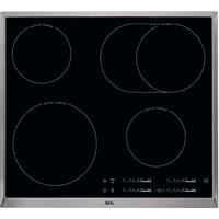 Glaskeramikkochfeld HK654850XB - Schwarz, Glas (57,6/3,8/51,6cm) - AEG
