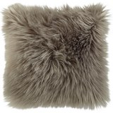 Fellkissen Mona 40x40 cm - Silberfarben/Grau, MODERN, Textil (40/40cm) - Mömax modern living