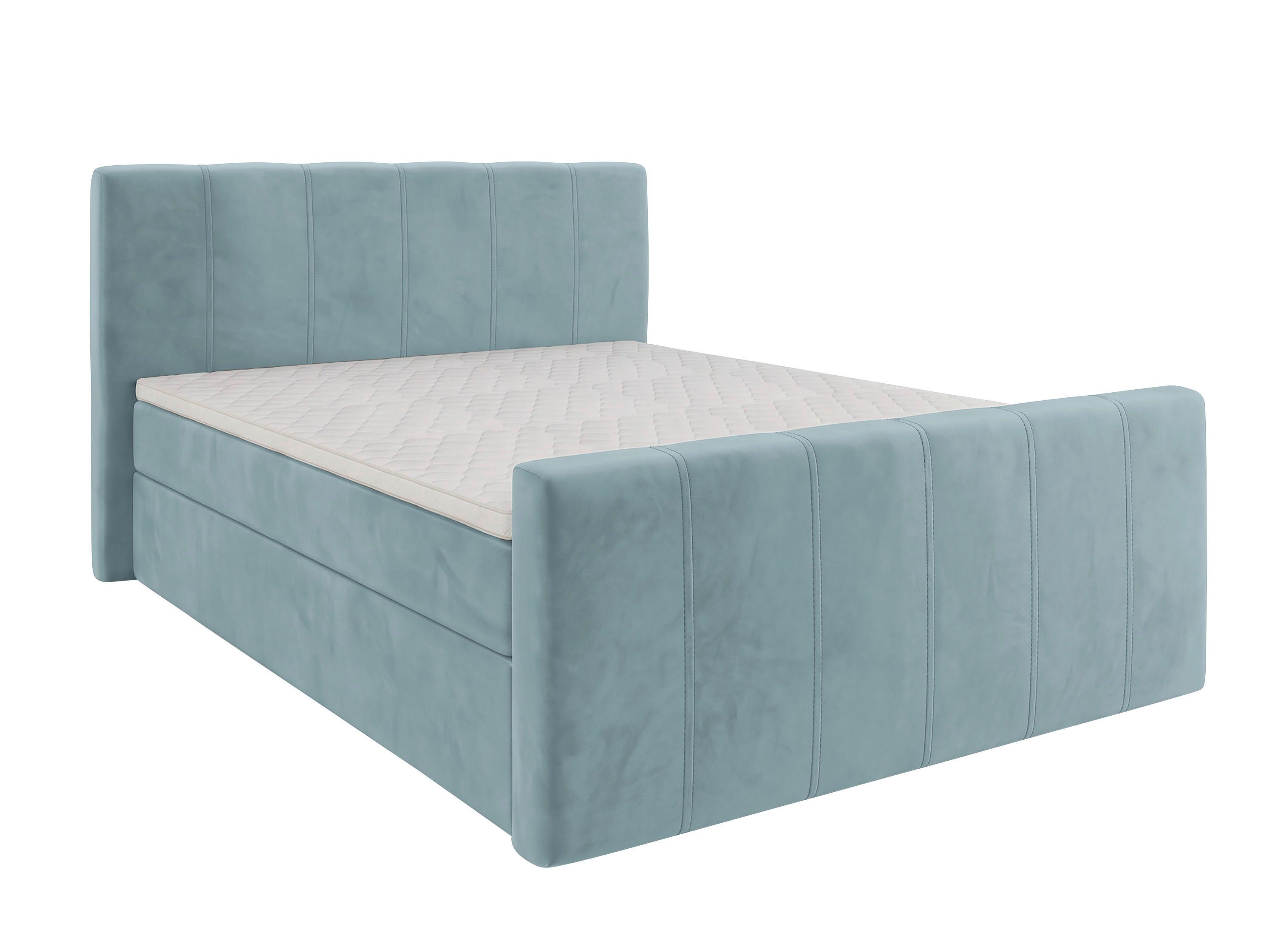 Boxbett Dana  Plus -Based- - Türkis/Schwarz, Kunststoff/Textil (180/200cm) - Based