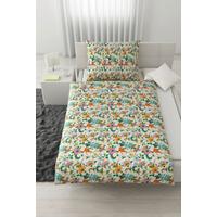 Lenjerie De Pat Kamia Allover Cca. 140x200/50x70 Cm - turcoaz/roz, Romantik / Landhaus, textil (140/200cm) - Mömax