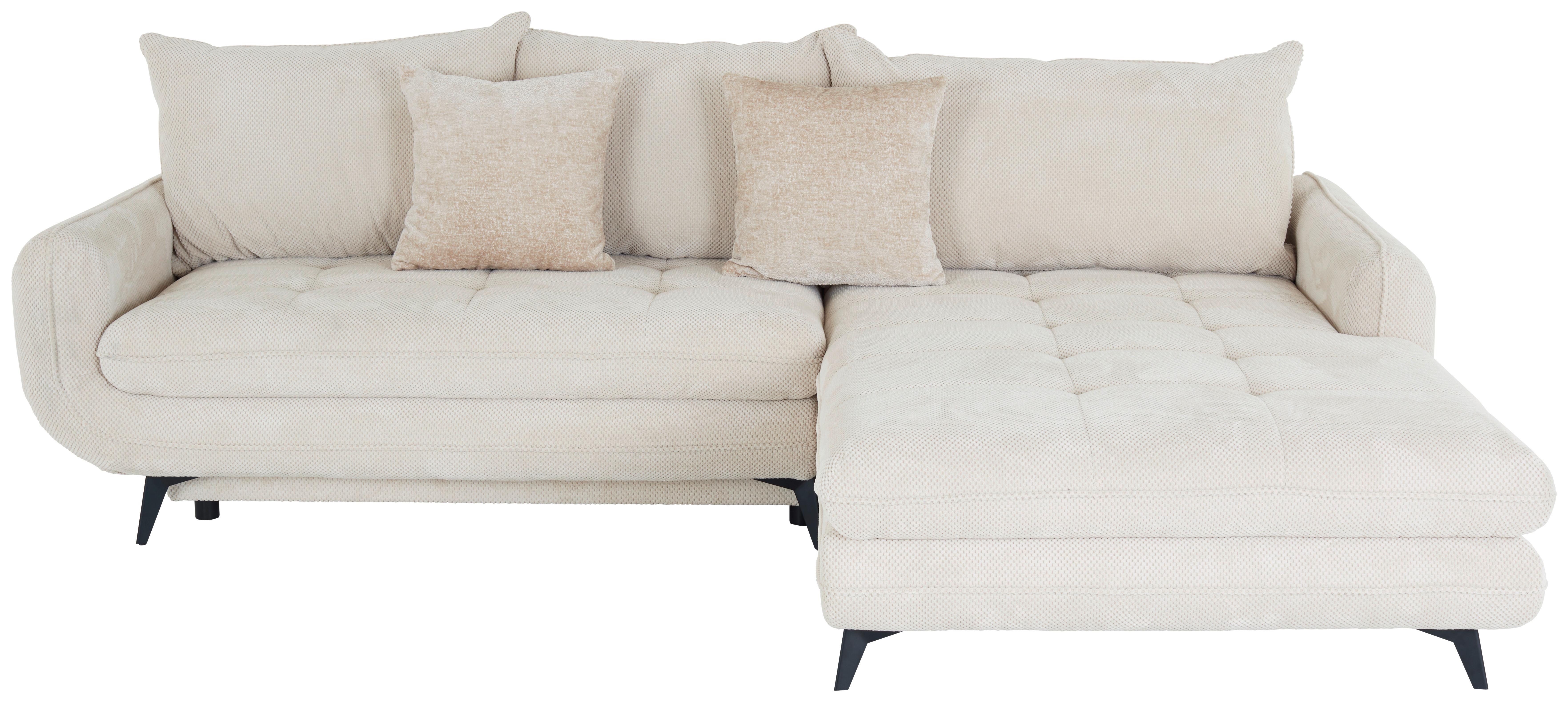 Canapea modulară WAVE - bej, Modern, lemn/metal (266/189cm) - Modern Living