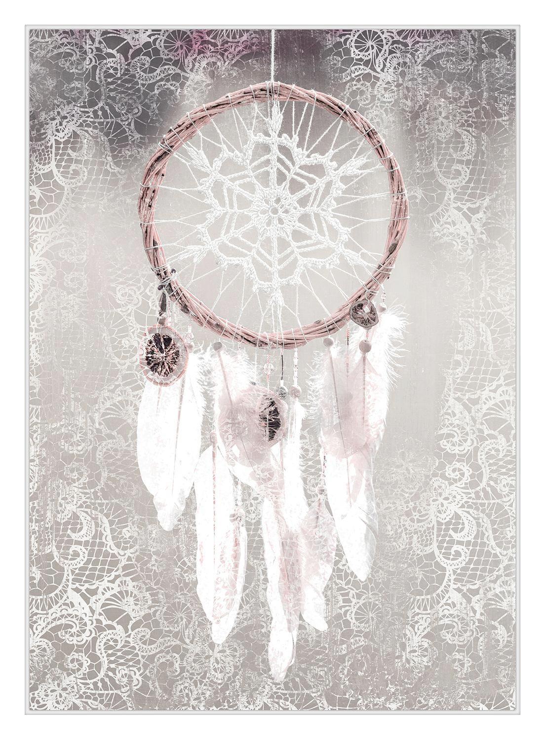 Keilrahmenbild Lucie,104x144x4,3cm - Multicolor/Weiß, MODERN, Holz/Textil (104/144/4,3cm) - Mömax modern living