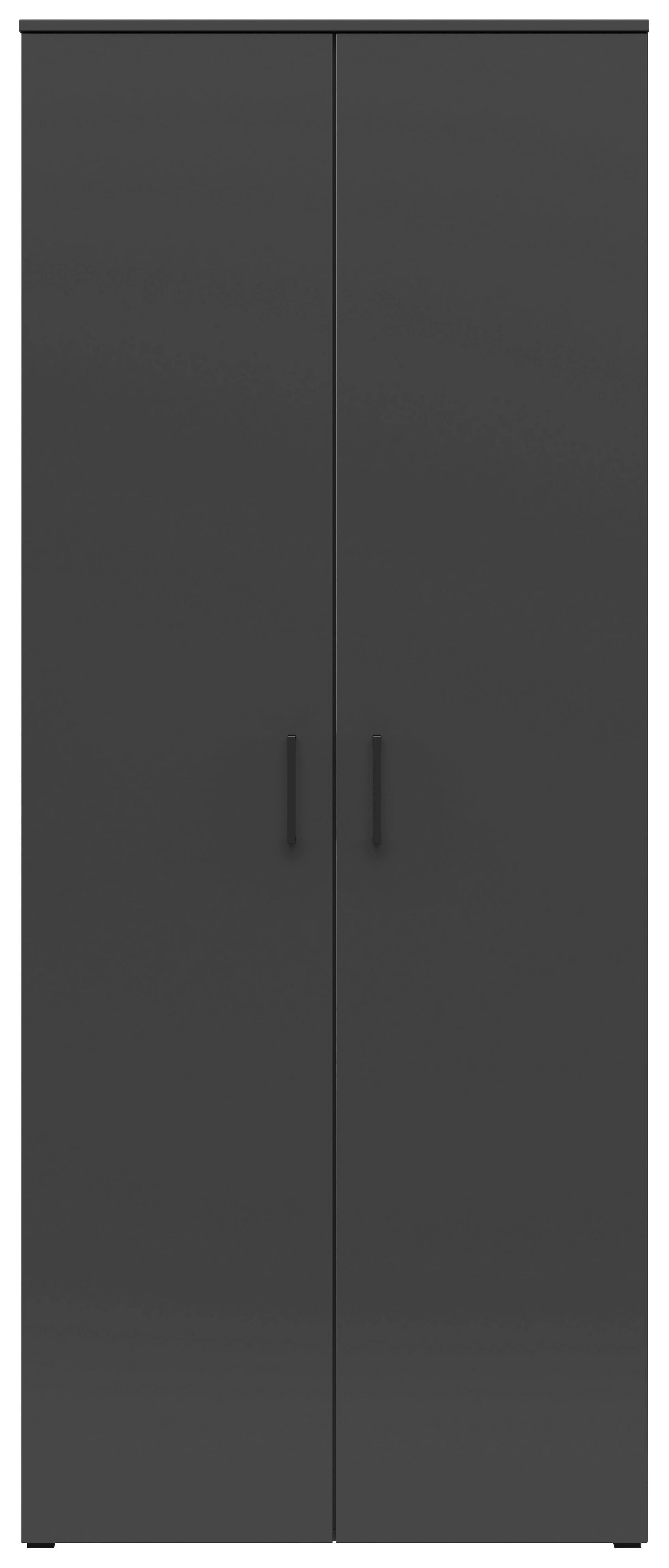 Omara Multistauraum - črna/barve grafita, Moderno, umetna masa/leseni material (80cm) - Premium Living