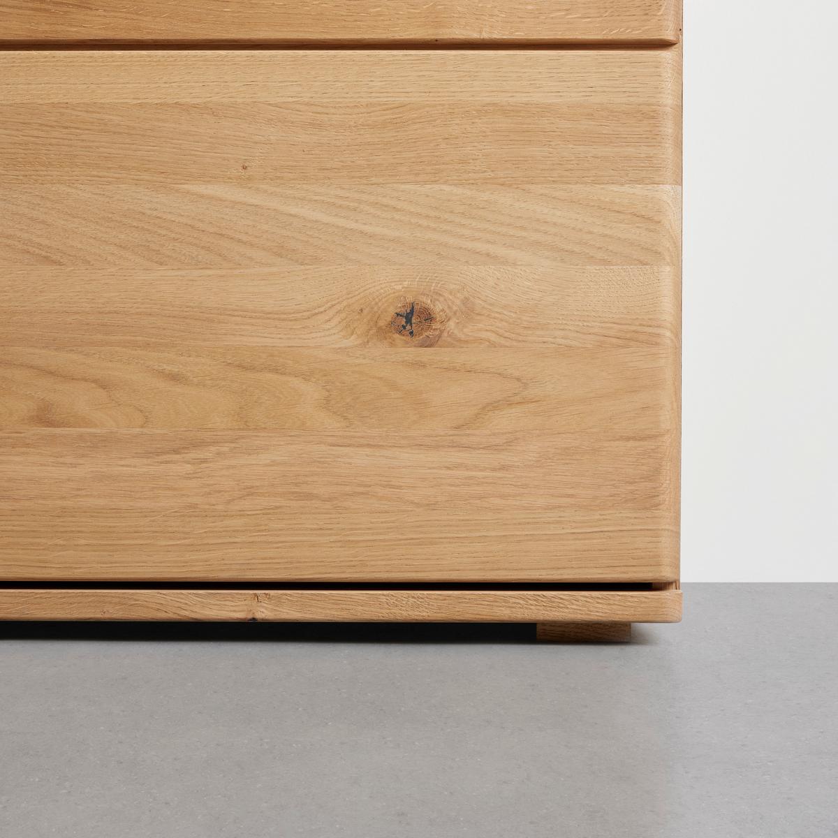 Sideboard Valera in Wildeiche - Wildeiche/Schwarz, KONVENTIONELL, Holz/Holzwerkstoff (180/90/44cm) - Premium Living