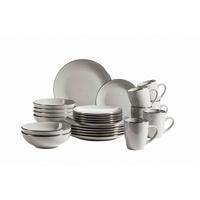 Kombiservice 931628 Postsicher Grau - Grau, Basics, Keramik (43/32,5/32cm) - Mäser