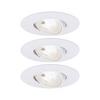 Deckenleuchte EBL Set in Weiß max. 6 Watt - Weiß, Basics, Kunststoff (8,2cm) - Paulmann