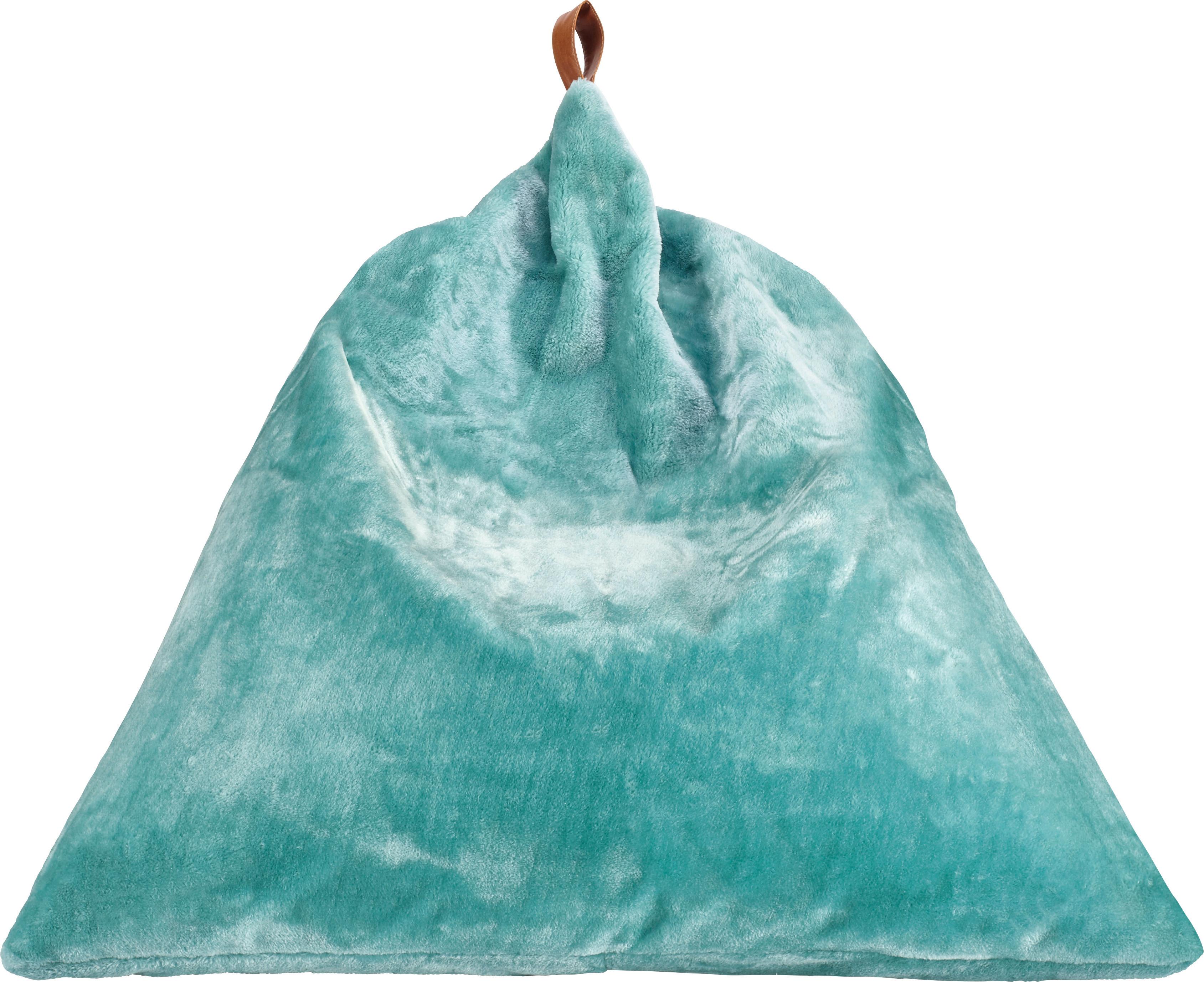 Ülőzsák Lilia - mentazöld, Modern, textil (100/100/100cm)