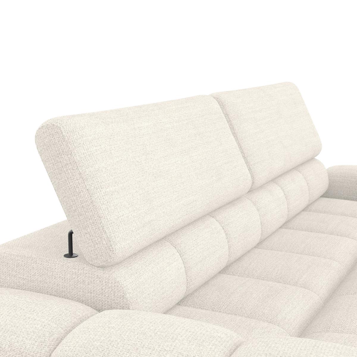 Velika Sofa Bull - crna/sivo-bež, Design, tekstil/plastika (248/77-97/108cm) - Luca Bessoni