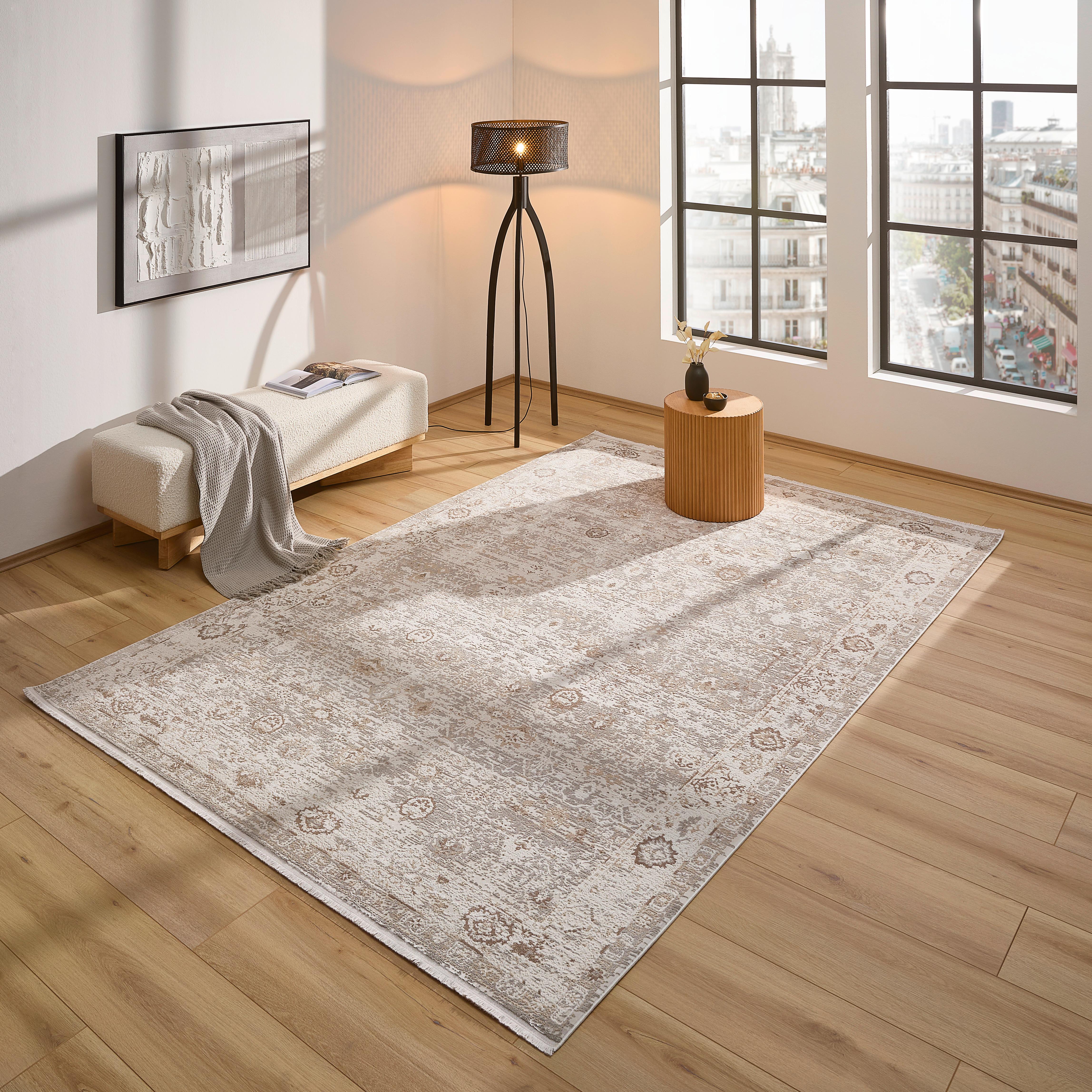 DYWAN VINTAGE ISABELLE CLASSIC - beżowy, Design, tkanina (133/190cm) - Dieter Knoll