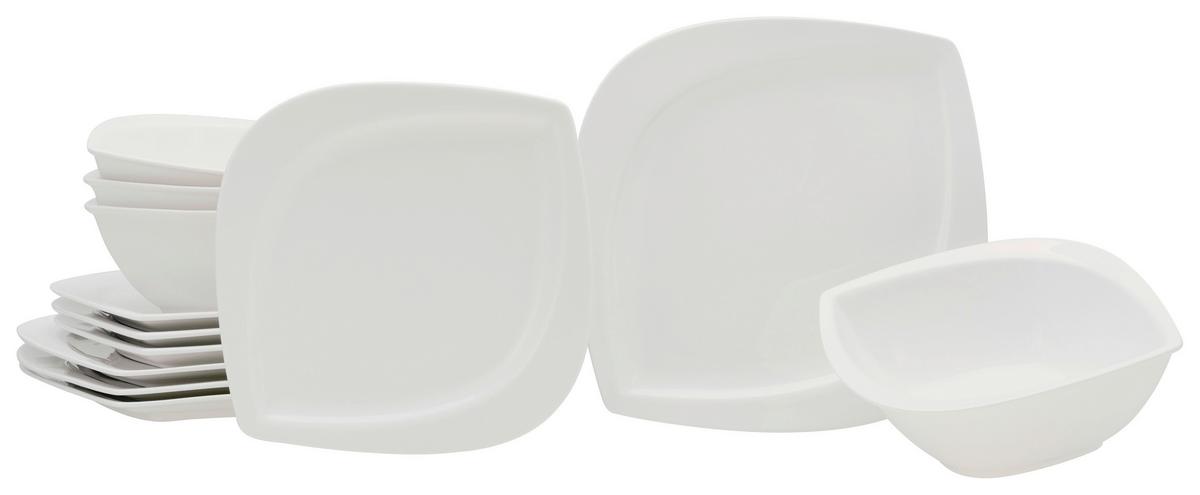Jedilni Servis Melbourne Creme, 12-Delni - bela, Basics, keramika - Creatable