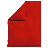 Bettdeckenbezug Woven Satin Dunkelrot ca. 155x220cm - Dunkelrot, Basics, Textil (155/220cm) - Schlafgut